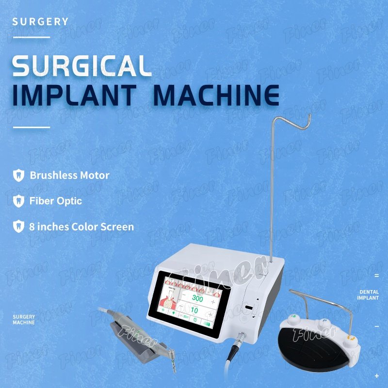 LCD display electric motor for dental implant surgical motor with 20:1 implant handpiece