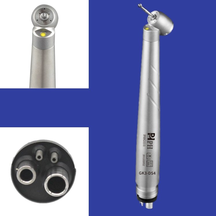 portable k a v o high speed hand piece air turbine led mini standard torque 45 degree head handpiece with 2 4 hole e-generator