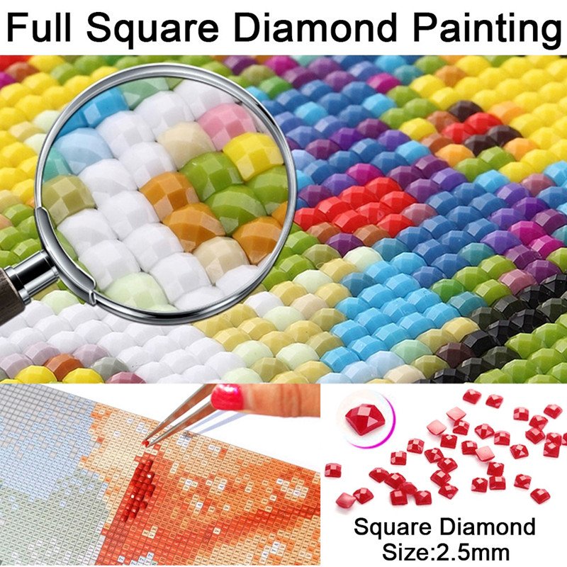DMC 477 Colors Eco-friendly Acrylic Resin Round Square Diamond Diy Diamond Painting Tools Accessory Crystal Beads