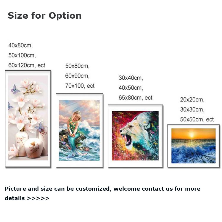 Custom Diy 5D Paintings and Wall Arts Pop Art Starry Night Diamond Painting Kits for Adults