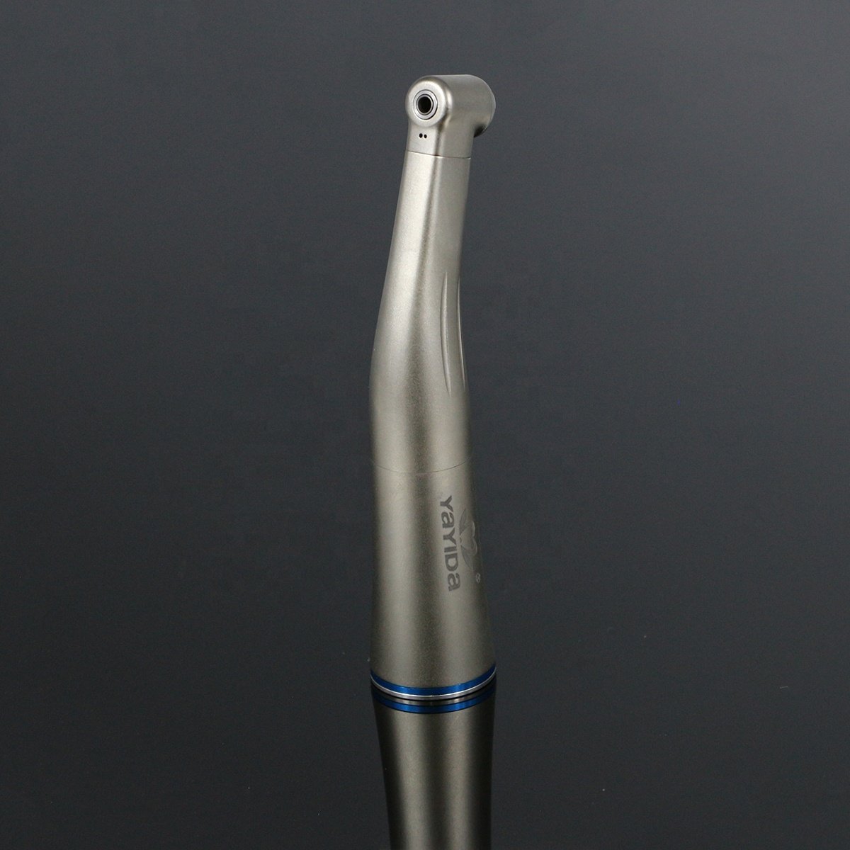 YAYIDA dental blue ring 1:1 push button low speed contra angle handpiece compatible with X25