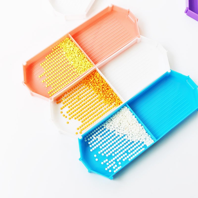 Diamond Painting Tool Fold New Style Plate Diamond Tray Universal Diy Multi-function Point Drill Tool Kit Embroidery Accessories