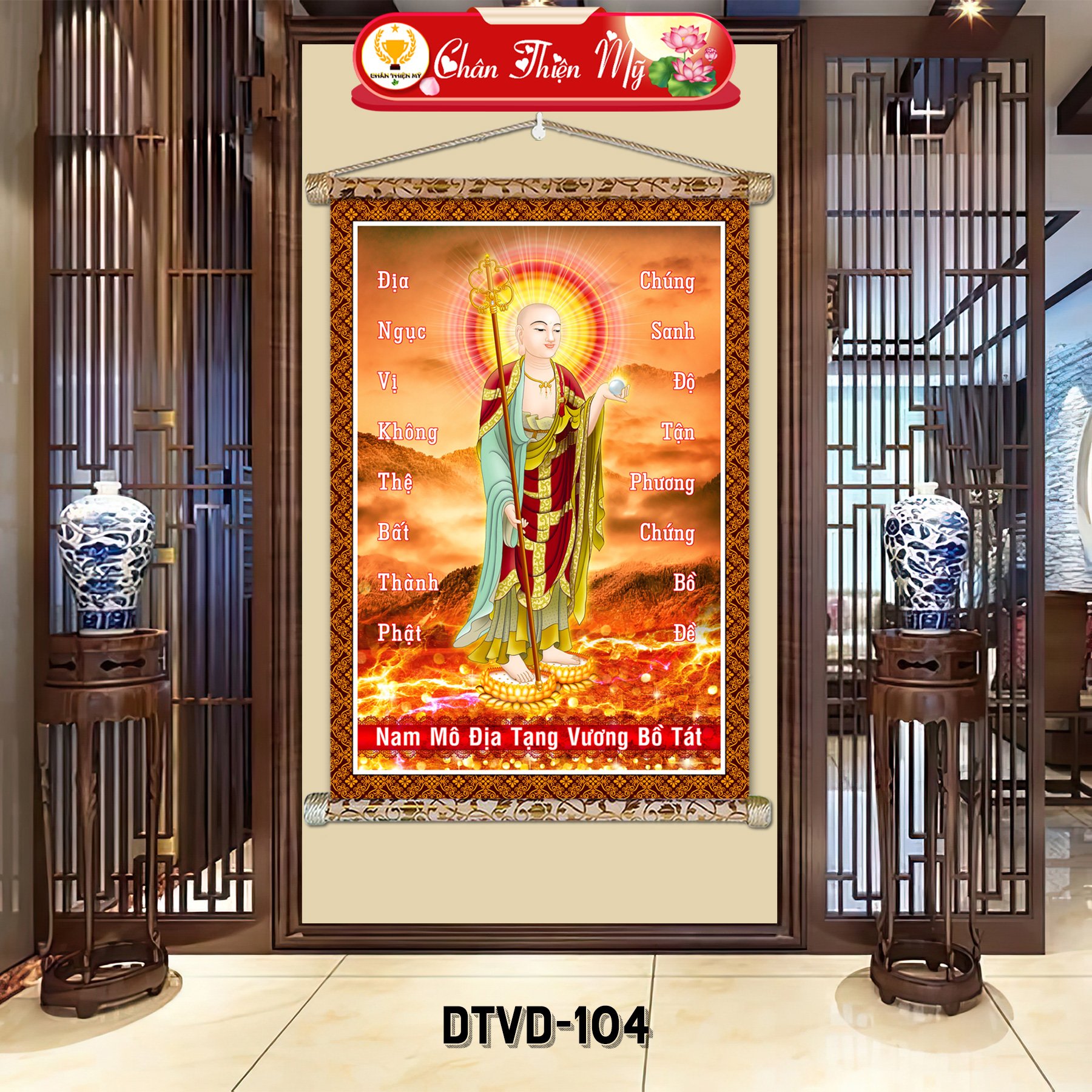 Buddha image for wall art Custom printed canvas fabric in high definition