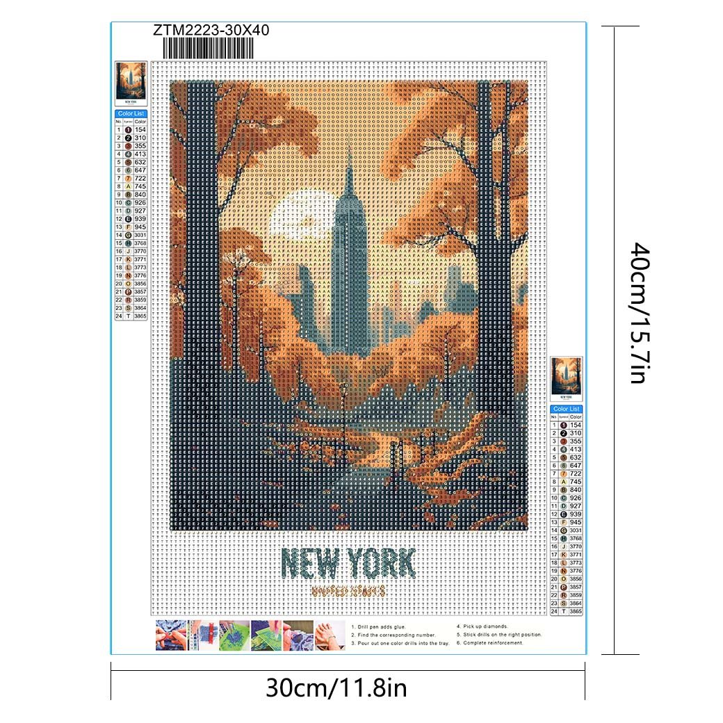 Landscape painting Draw Full Diamond painting Kits DIY Adult Famous buildings Diamond Painter Home Wall art Decoration Gift