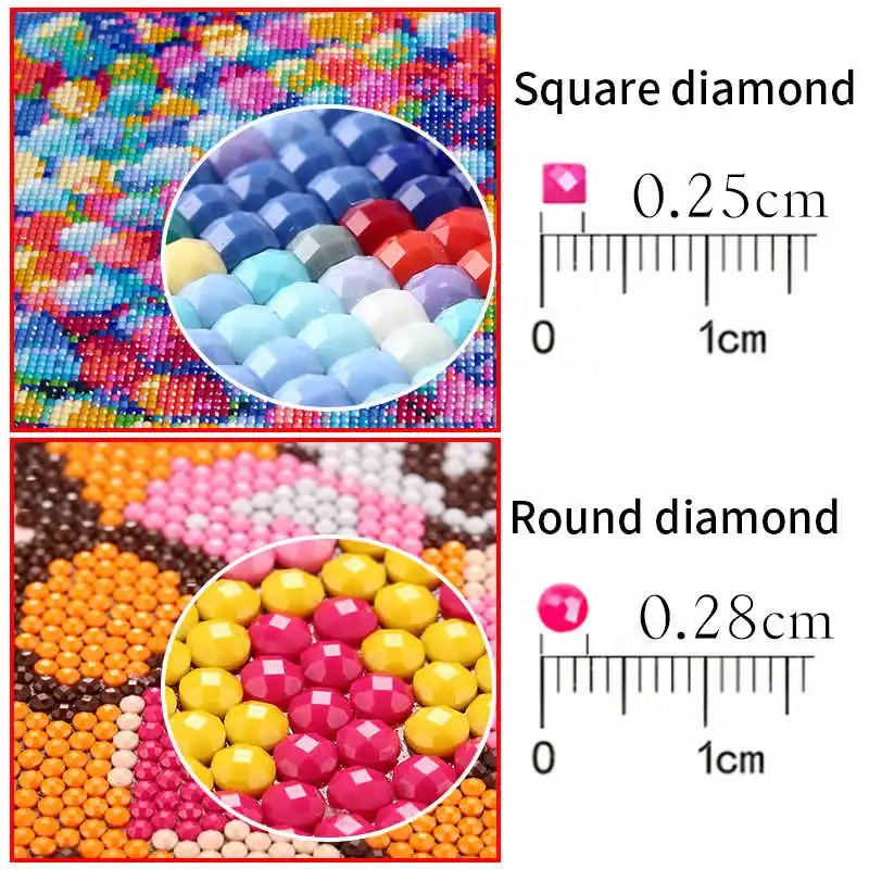 G-67 Custom Diamond Art diy 5d Landscape Painting Halloween Decor Mosaic Wall Art Home Decor Diamond Painting