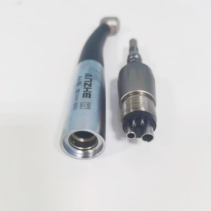 High speed dental handpiece with quick connector 4 water spray air turbine LED micromotor dental handpiece