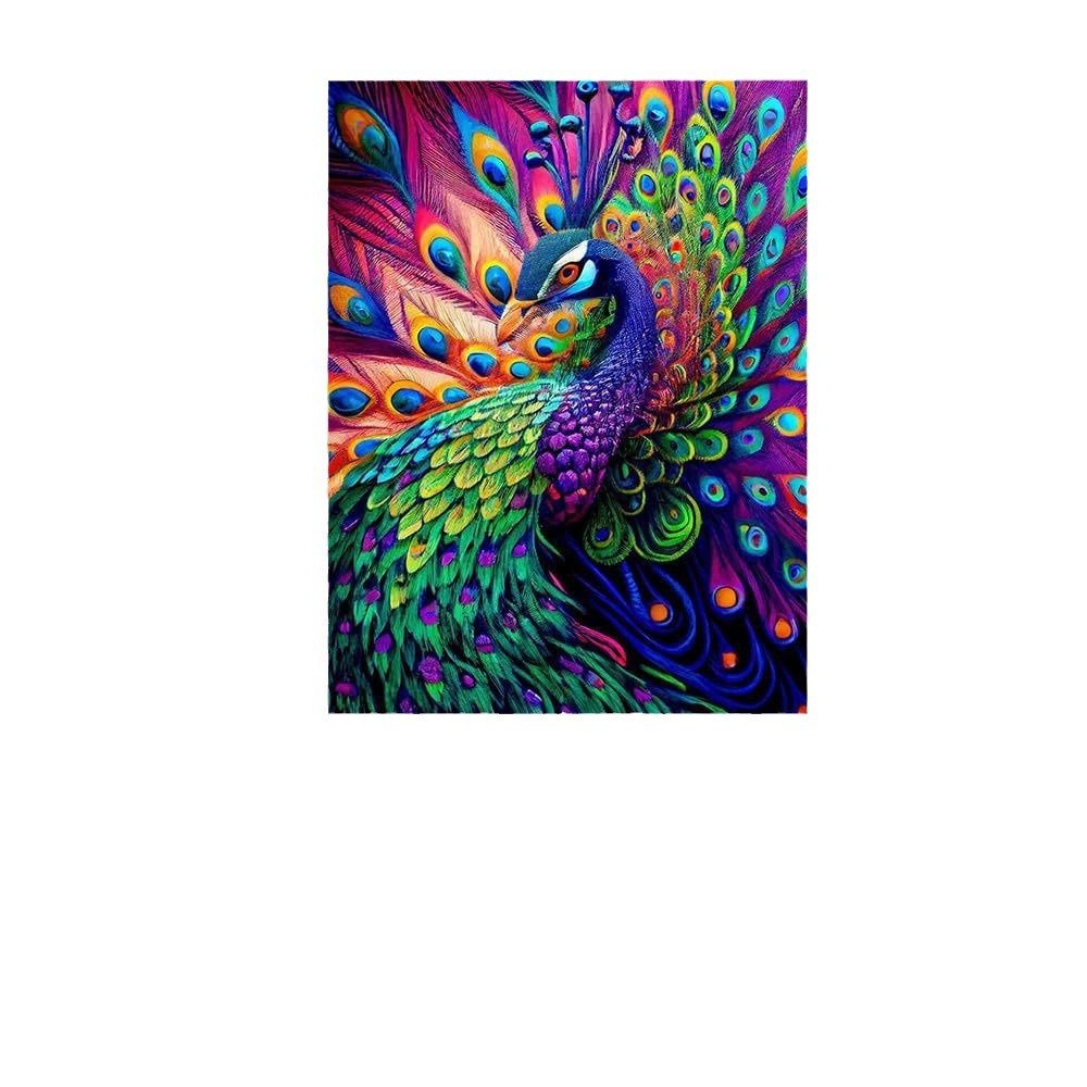 Custom 5D Diamond Painting Kits for Adults and Kids Beginner DIY Animal round Full Drill Mosaic Painting for home Wall Decor