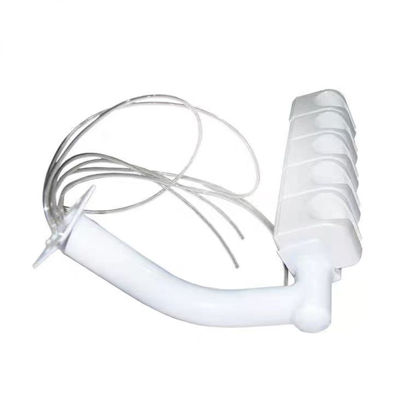 White Plastic Dental Treatment Chair Handpiece Hanger Assembly