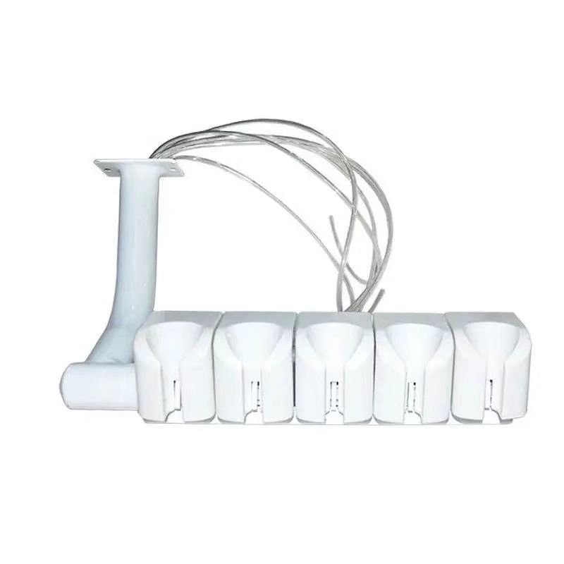 White Plastic Dental Treatment Chair Handpiece Hanger Assembly