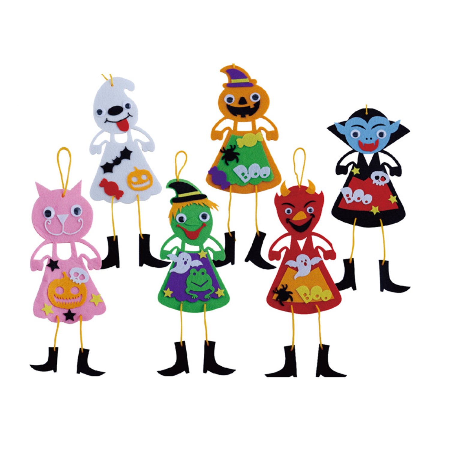 Halloween gift for children only toy pumpkin hand made material pack