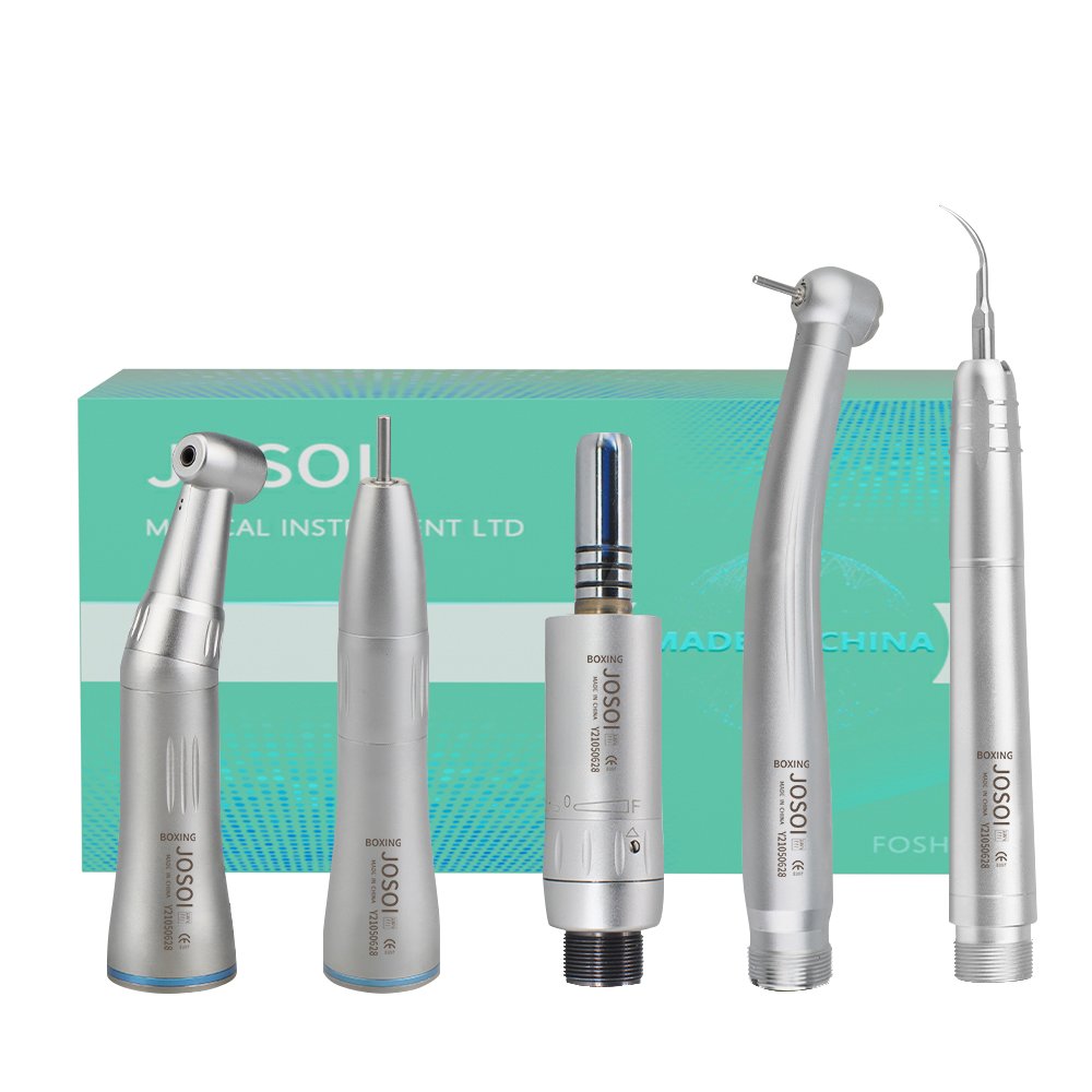 Dental Student Handpiece Kit include pa-na max High Speed And Inner Water Spray Low Speed Handpiece Set and air scaler