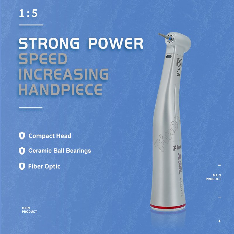 Red ring increasing high speed dental handpiece micro motor dental handpiece 1:5