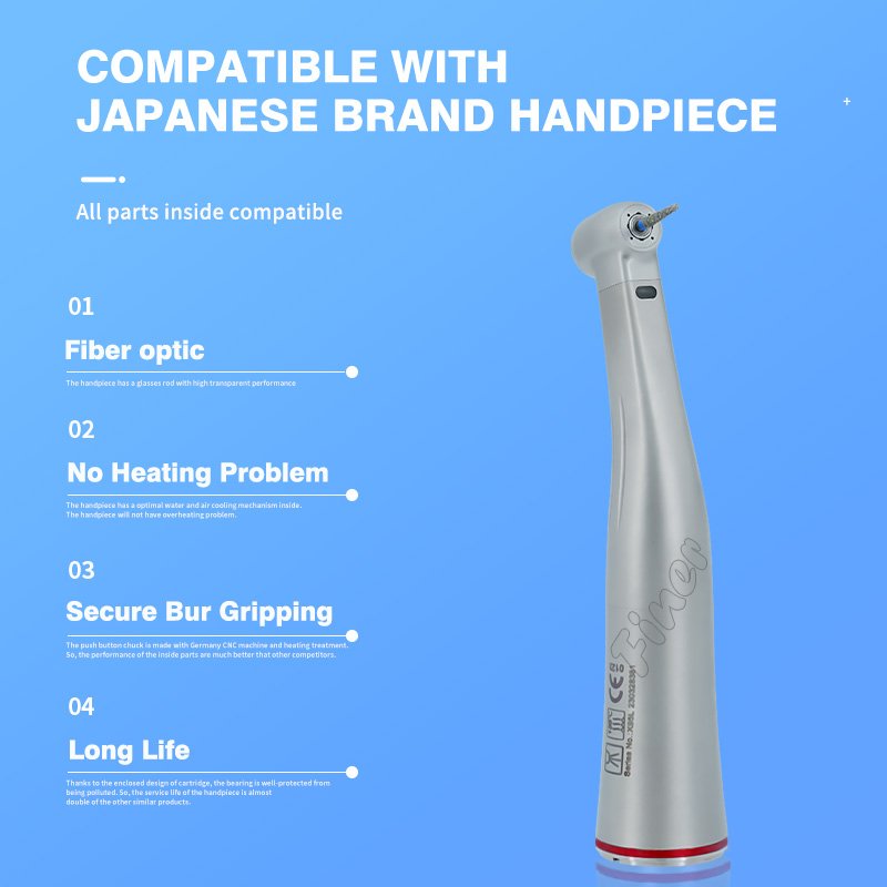 Red ring increasing high speed dental handpiece micro motor dental handpiece 1:5