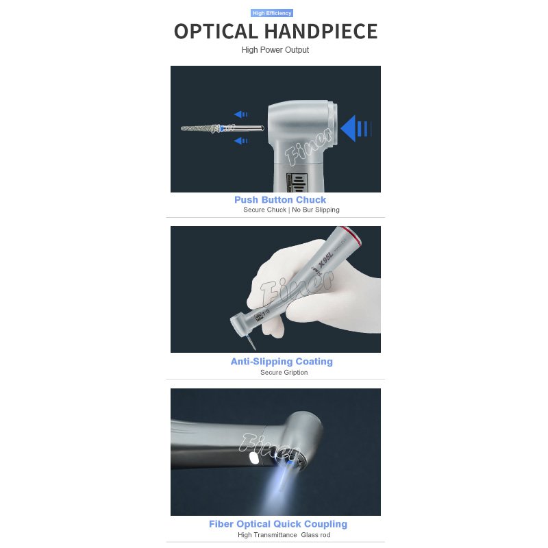 Red ring increasing high speed dental handpiece micro motor dental handpiece 1:5