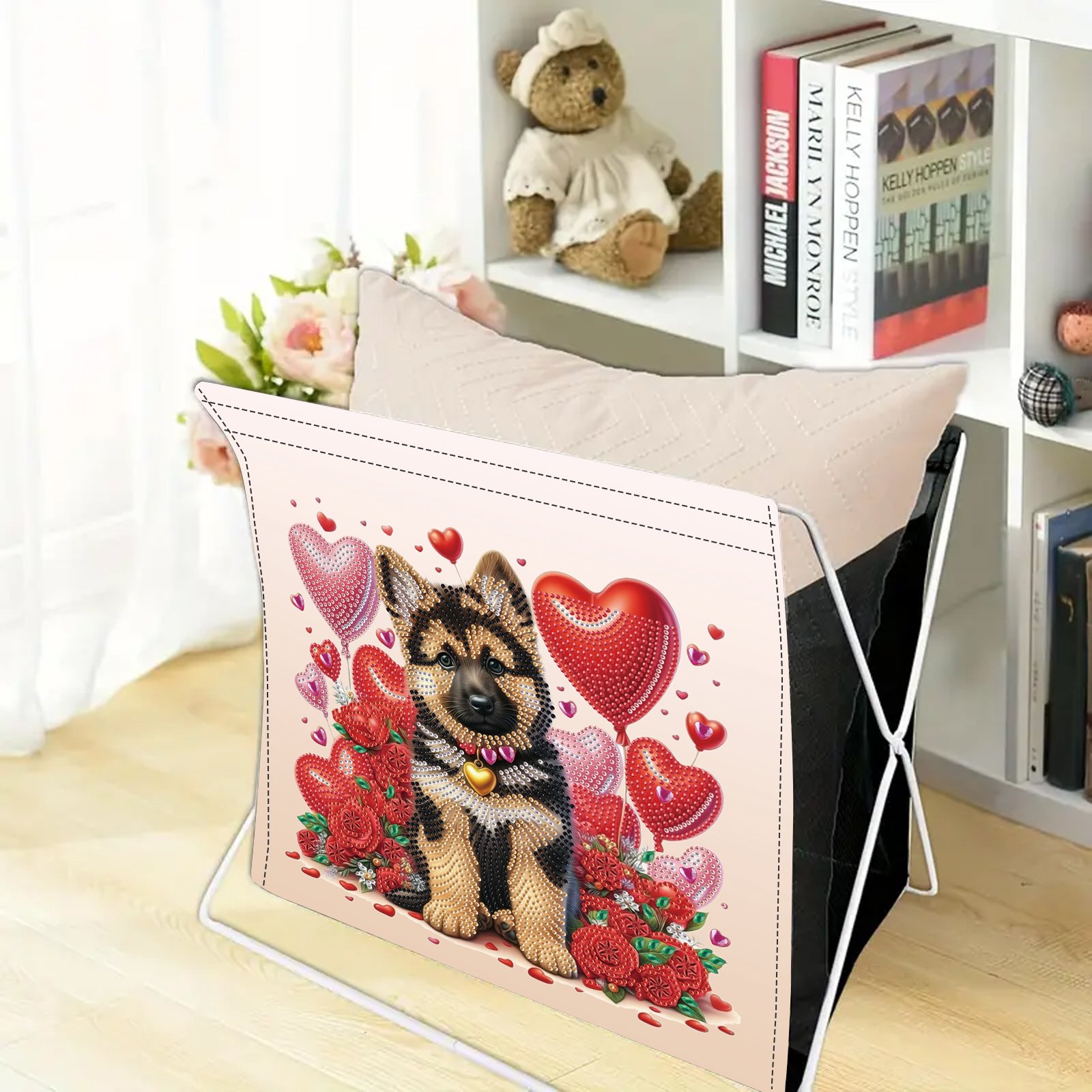 space saving folding diamond painting DIY craft storage box
