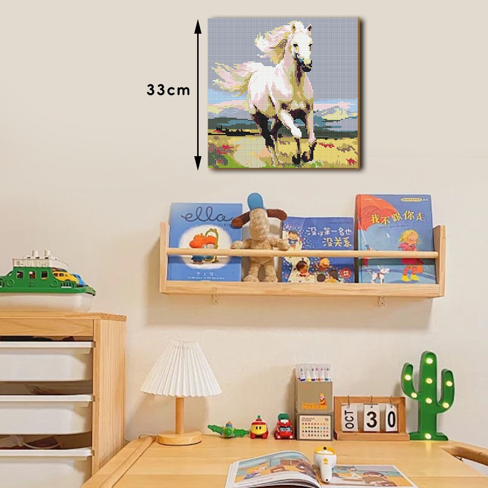 33x33cm Starry Night Scenery 5D DIY Diamond Painting Art Kits with Stretched Frame