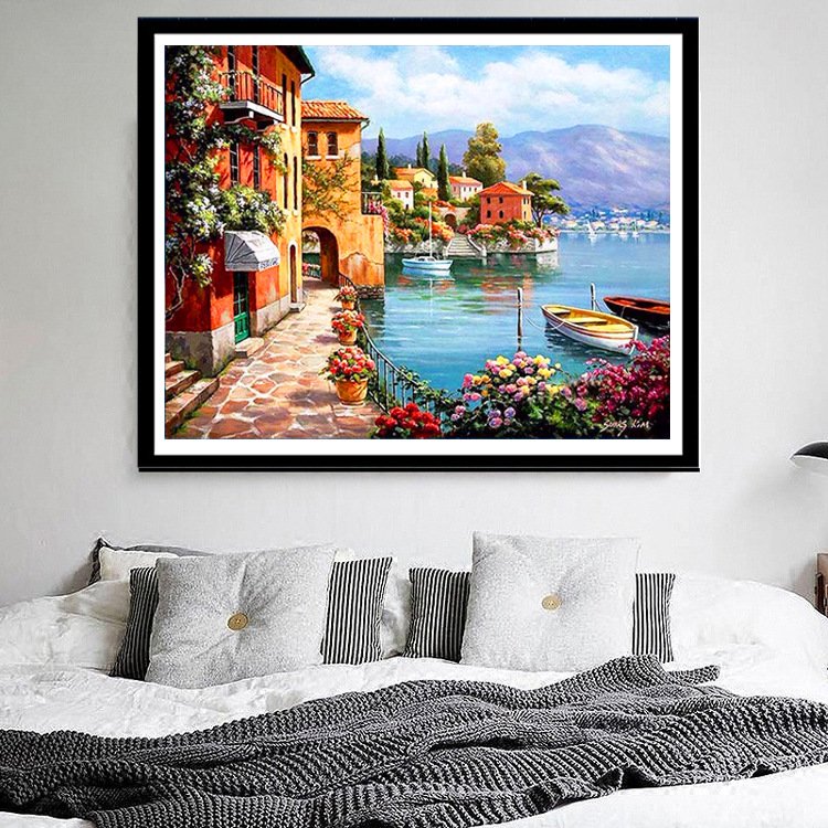 Customized 40x50 home times diy Diamond Embroidery painting 5d diamond lot for adult and kids