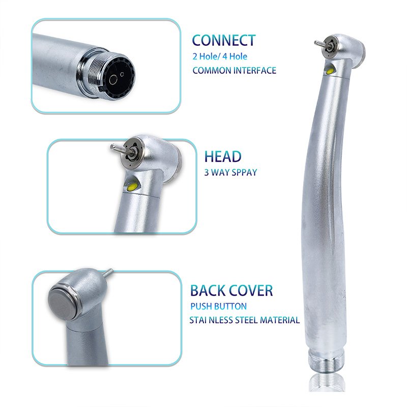 Dental handpiece PANA Max Air Turbine LED Push Button Electric Dental High Speed Handpiece