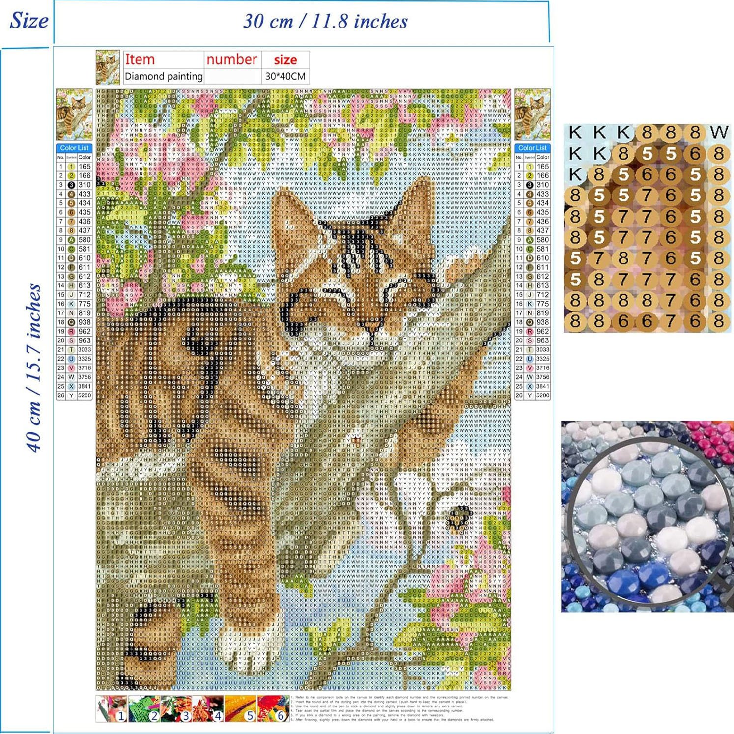Diamond Art Painting Cartoon Lazy Cat Resting 5d Diamond Mosaic Painting Kit Interior Decoration Crafts paintings and wall arts