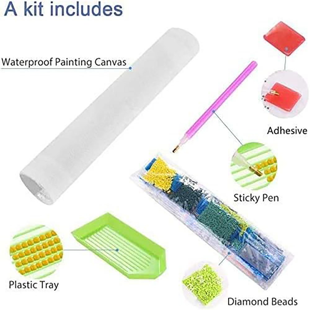 Diamond Art Painting Cartoon Lazy Cat Resting 5d Diamond Mosaic Painting Kit Interior Decoration Crafts paintings and wall arts