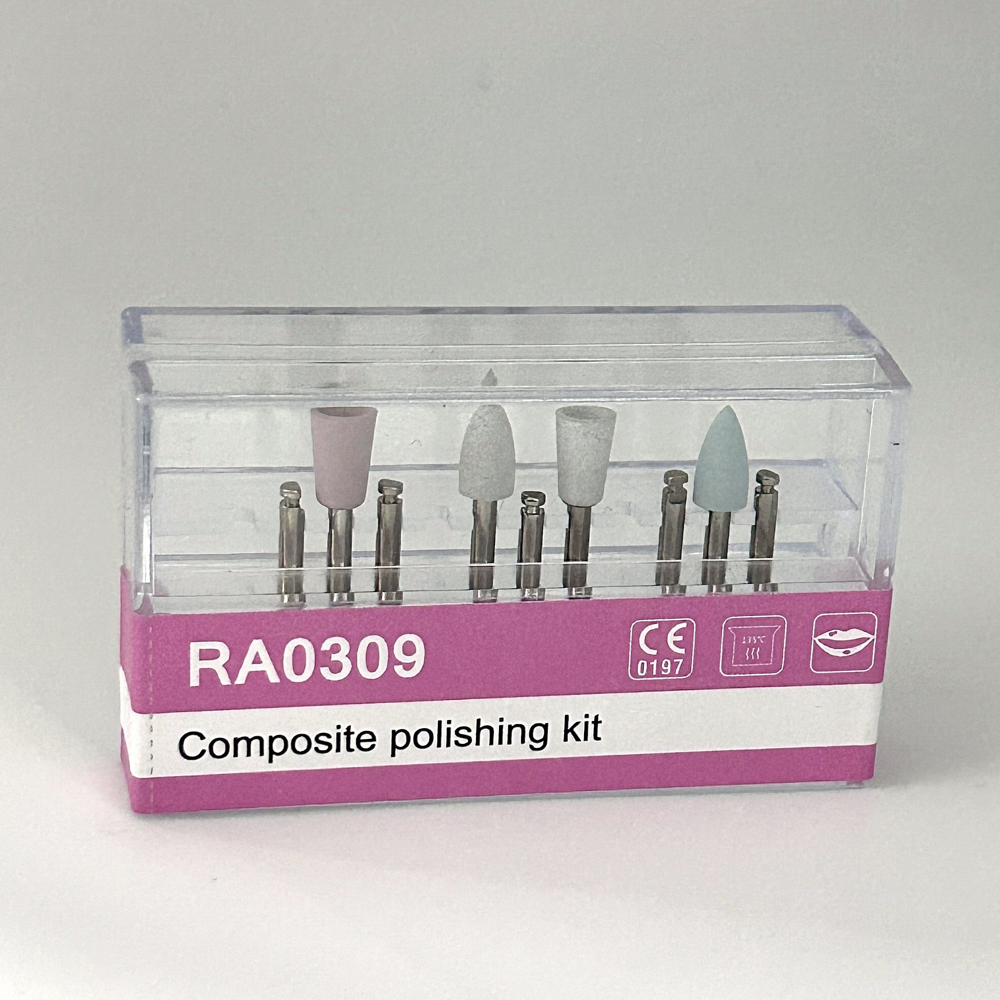 RA0309 High Quality Composite Polishing Kit Materials Composite Resin Polishing Kit for Dental Low Speed Handpiece use
