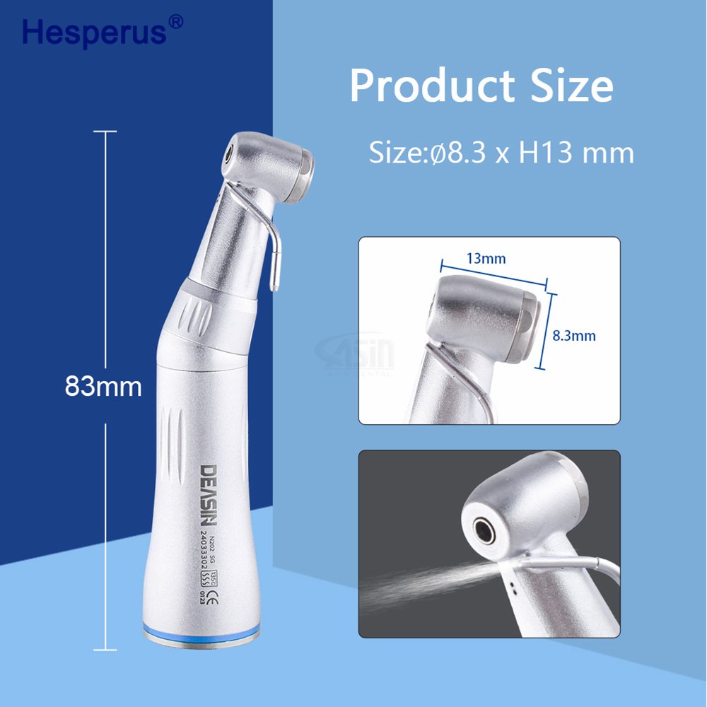 Dental Low Speed Contra Angle with dual water for Dentist surgical Handpiece Kit Low Speed Contra Angle