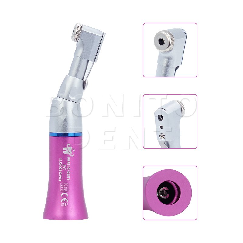 Dental low speed handpiece Kit Dental Air Turbine Motor Contra Angle Handpiece Colorful Low Speed 2/4 Hole Dental Drill Product