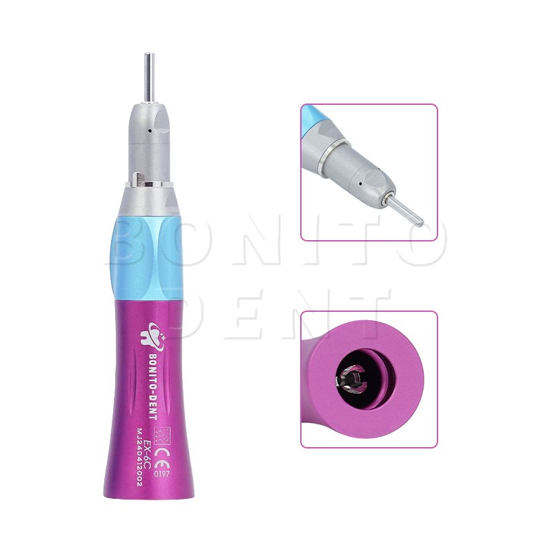 Dental low speed handpiece Kit Dental Air Turbine Motor Contra Angle Handpiece Colorful Low Speed 2/4 Hole Dental Drill Product