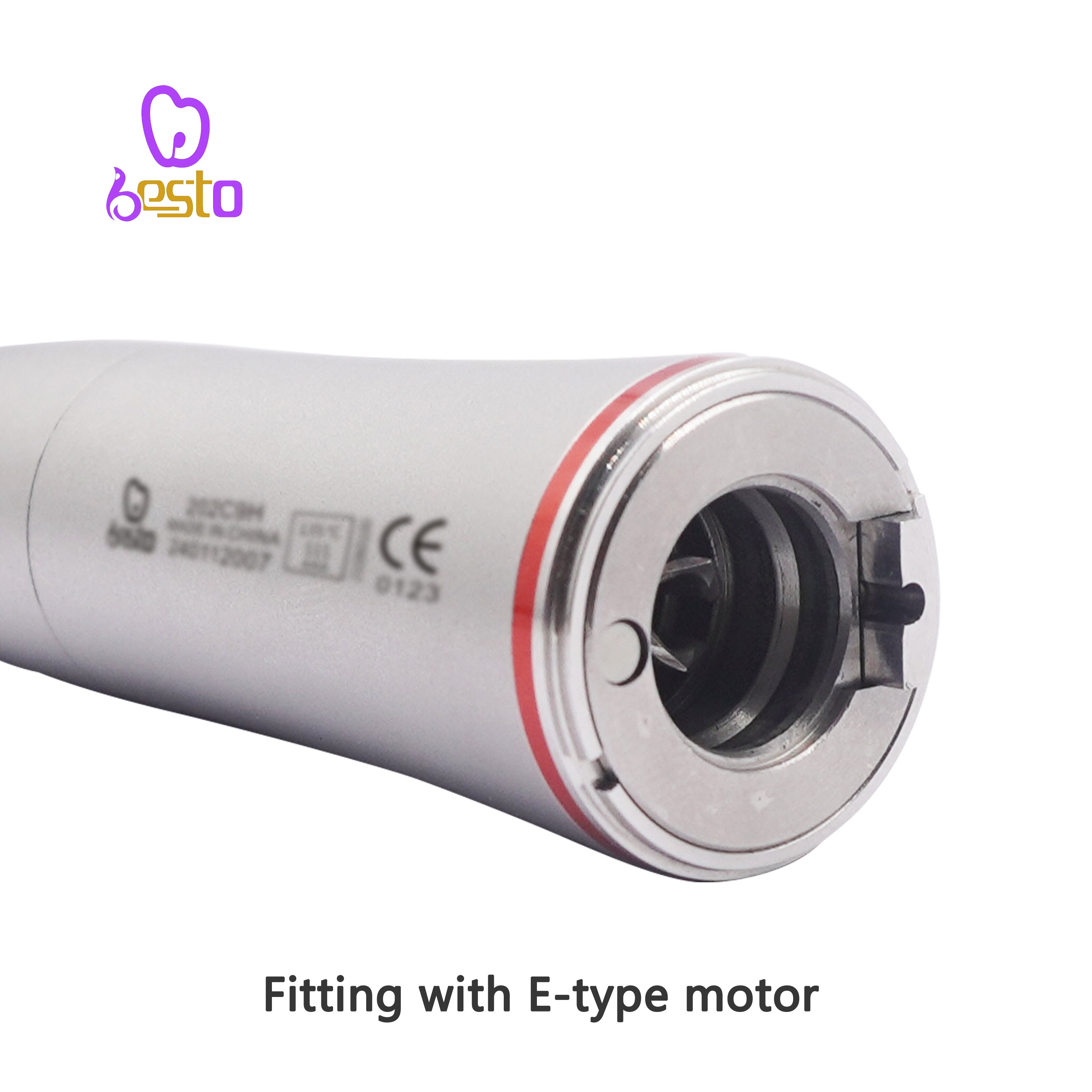 Dental 1:5 Low Speed Handpiece Increasing Optic Fiber Contra Angle Both Internal and External Water Spray Handpiece