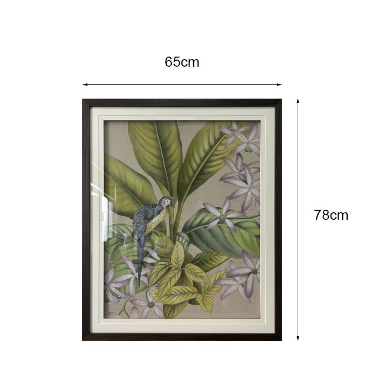Wholesale Hand drawn Living Room Porch hotel Decor modern Wall Art painting colorful High quality Abstract foliage Art Painting