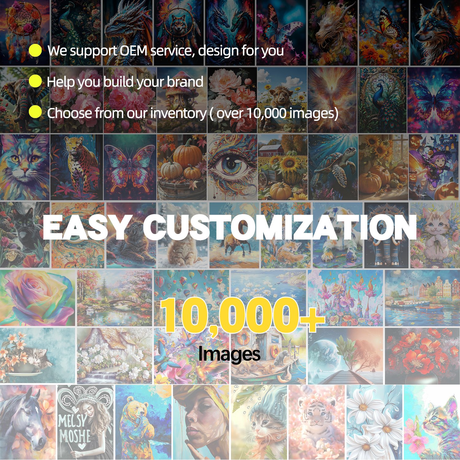 5D New Collection 2024 Diamond Embroidery Mushroom House Mosaic Art Kits Landscape hanging paintings Cross Stitch Gift