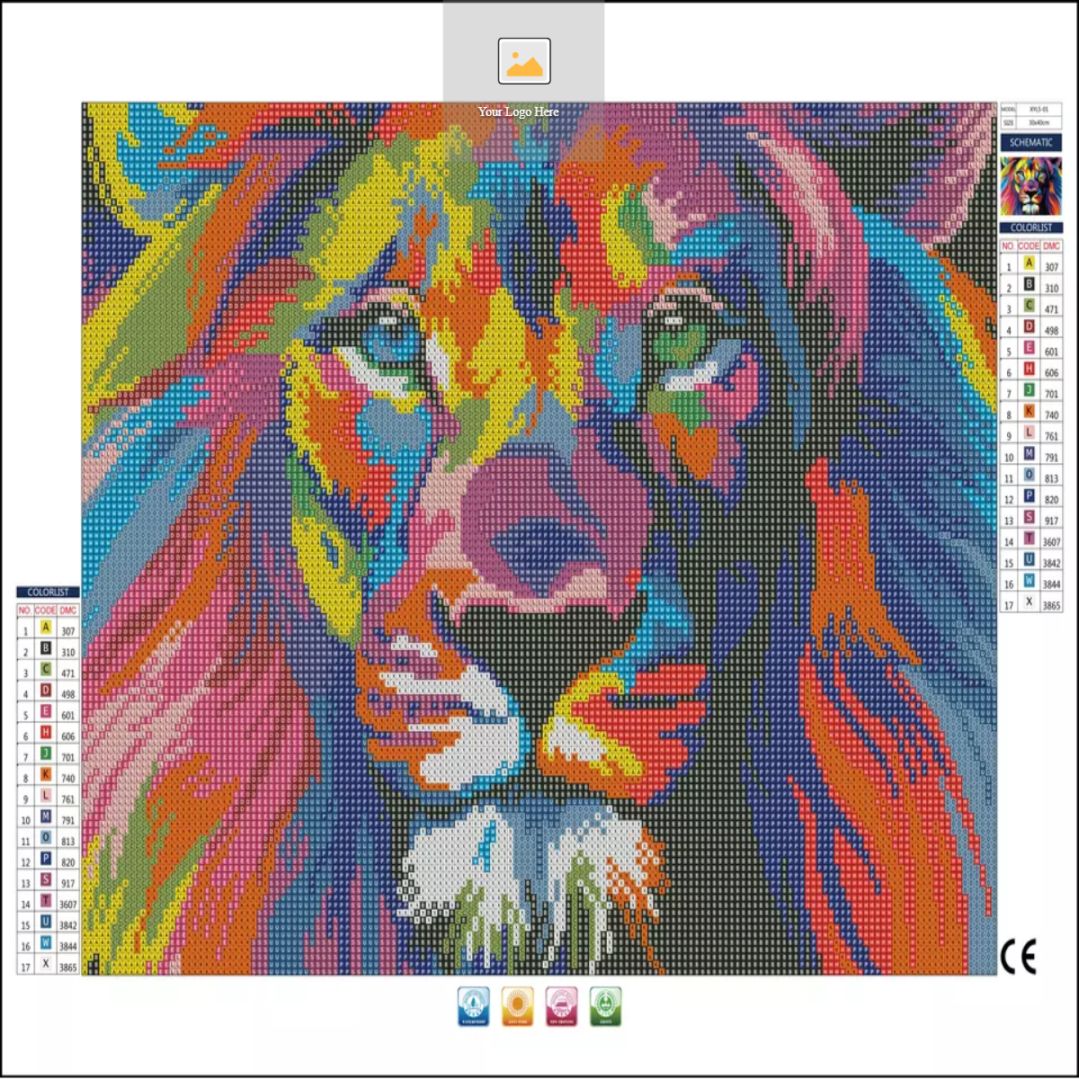 L-084 Photo Custom Living Room Decoration Picture of resin stones 5D DIY Diamond Canvas Diamond Painting