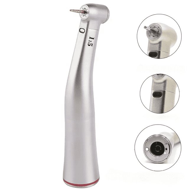 Dental Electric Motor Dental Handpiece 1:5 Contra Angle Low Speed Turbine X95L With Ceramic Bearing