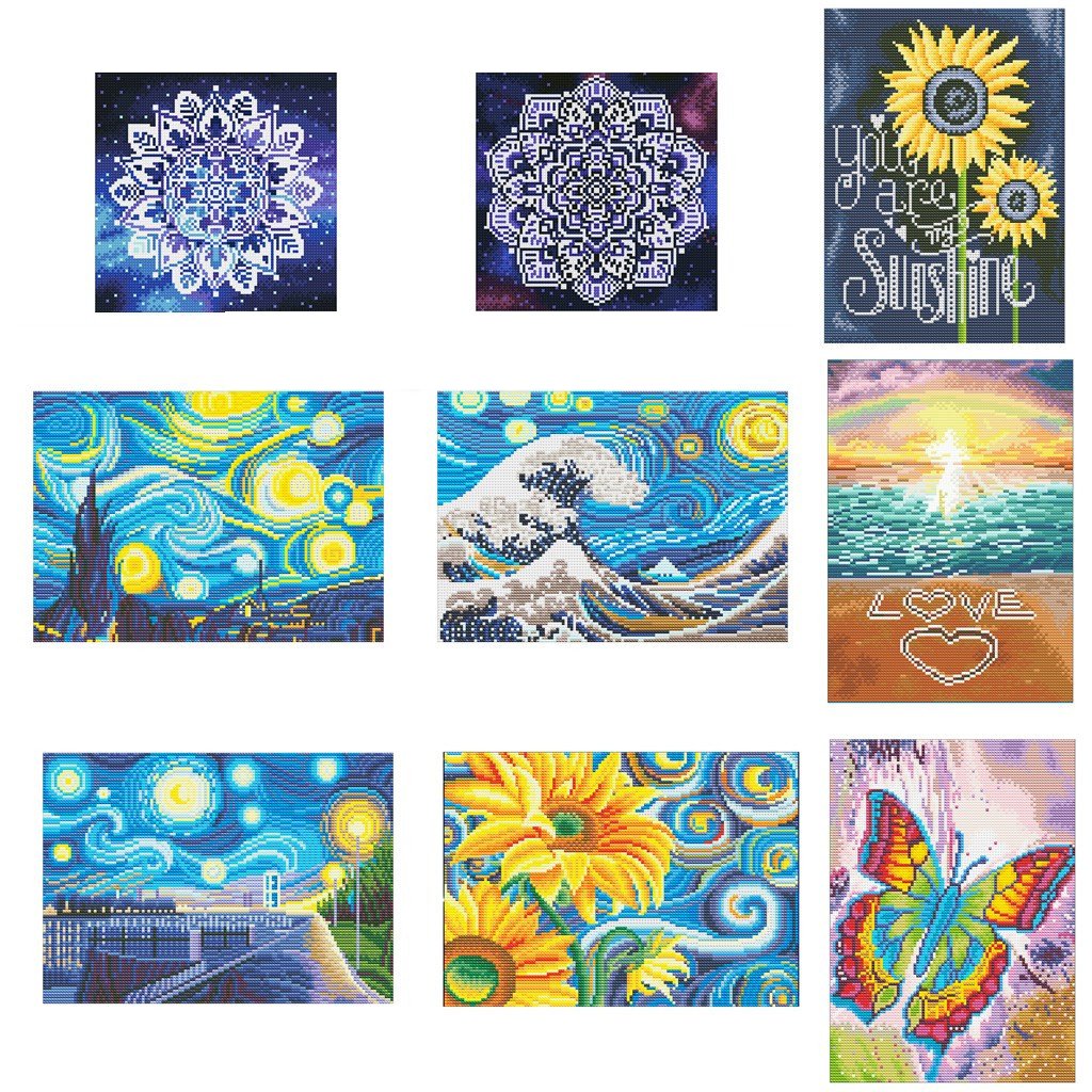 Hot Selling Mandela Noctilucent Elephant Living Room Wall Diamond Painting DIY 5D Crystal Diamond Handmade Artwork For Adult