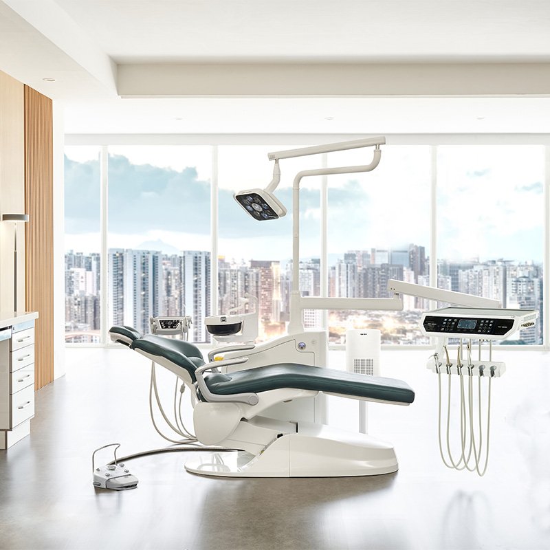 SAFETY multifunctional intelligent dental chair high quality disinfection dental chair unit with audio-visual system