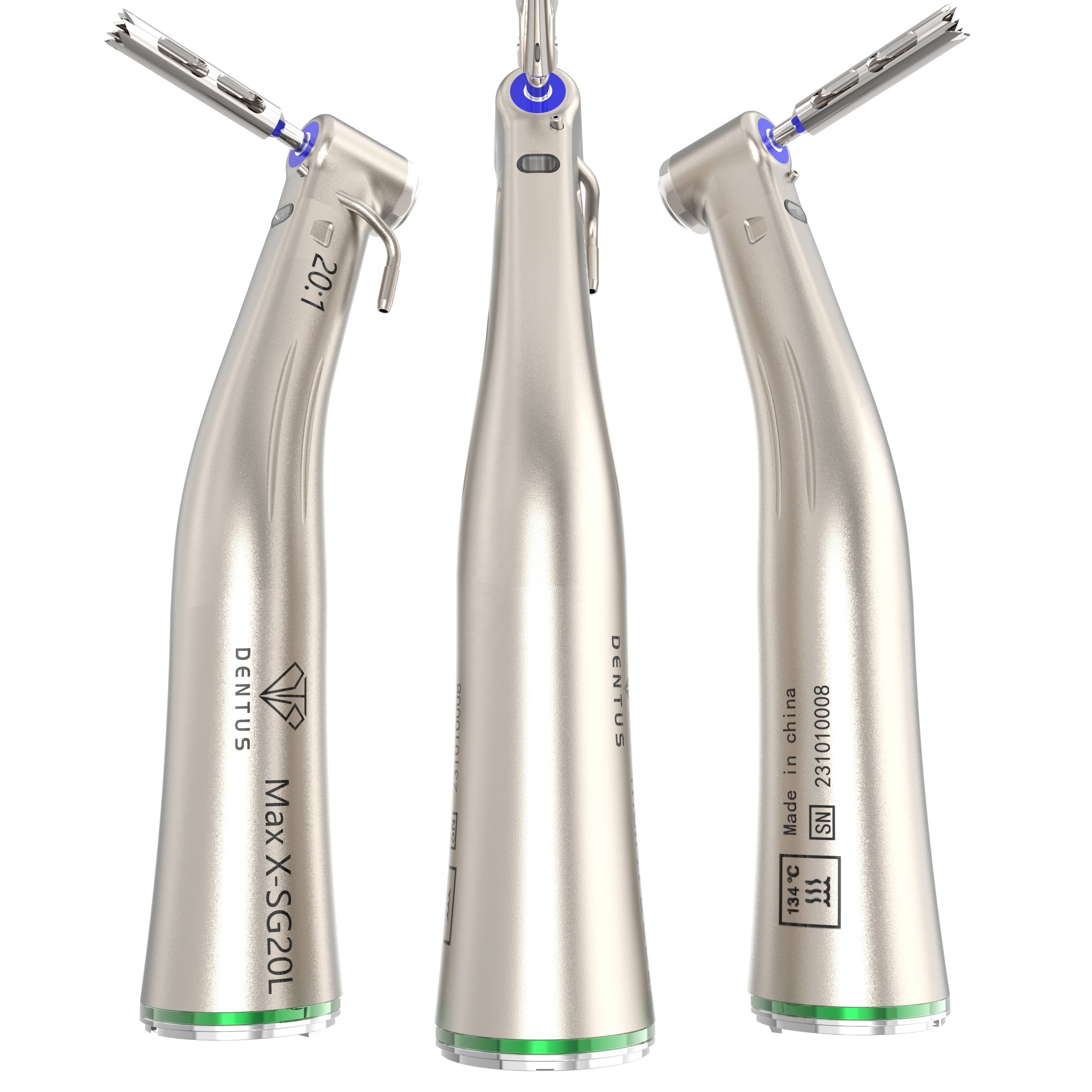 X-SG20L 20:1 Reduction Dental surgical Implant Handpiece Optic External and internal cooling Low Speed Contra Angle Handpiece