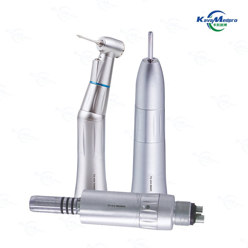 Dental Air Motor LED Contra Angle &Straight Low Speed Handpiece Internal Water E-Type Dental Low Speed Handpiece For Dentist