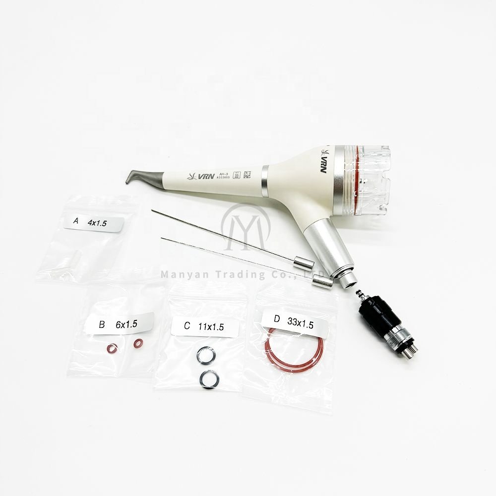 VRN High Quality Dental Sandblaster Equipment Dental Air Polisher Prophy Jet Handpiece Powder Orthodontics Airflow Handpiece