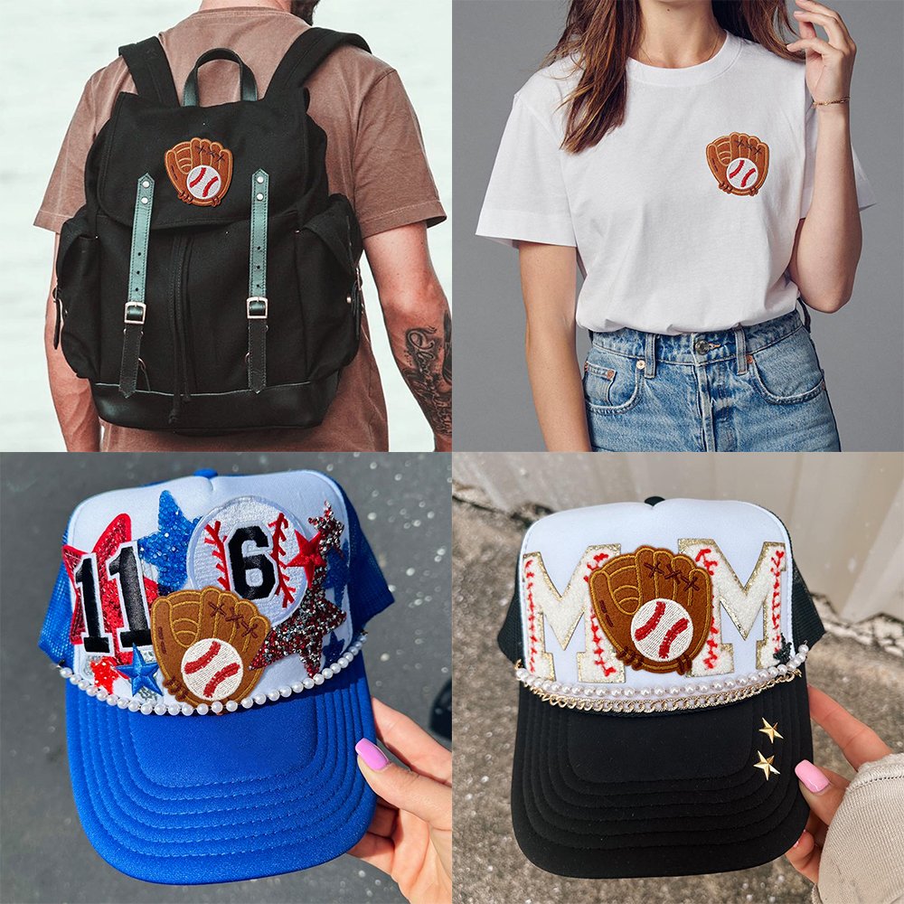 Wholesale Custom Baseball Major League Team Logo Applique Iron on Embroidery Patches Set for Clothes Hats Jerseys