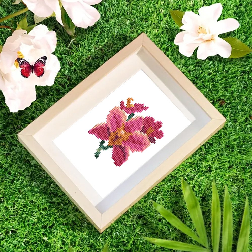 12pcs Flower 5D Diamond Painting Partial Square Diamond Art Embroidery Kits
