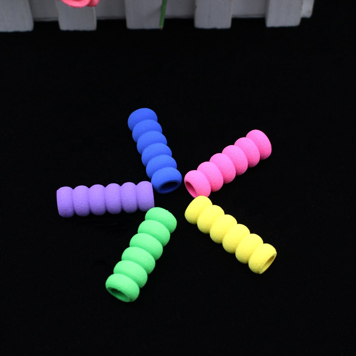 5 Pcs Rubber Sponge Pen Cover Diy Diamond Painting Tools Protect Hands Non-slip Pen Sleeve Diamond Embroidery Accessories