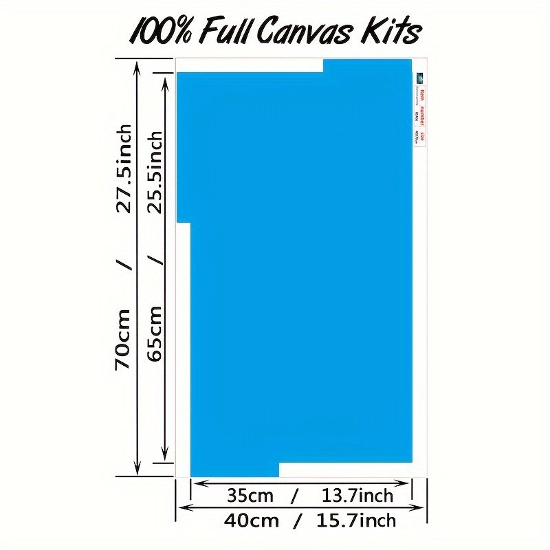 Modern DIY 40*70cm Round Drill Wall Decor Diamond Painting Full 5D Acrylic Snow Mountain Night Scene Diamond Painting