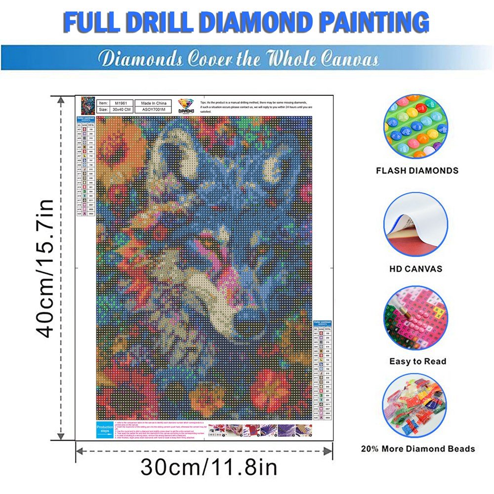 Wholesale 5D DIY Diamond Painting With Round Resin For Home Decor Animal Series Stones Crystal Art Painting Kit