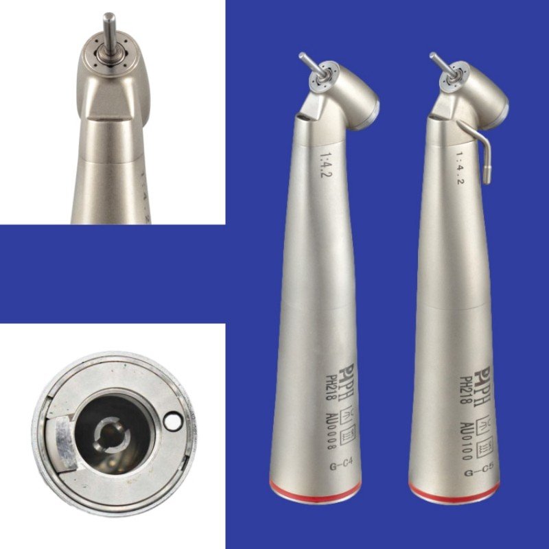 Lab Dental Fg Burs 45 Degree Optic Fiber Low Increasing 1:4.2 Speed Against Contra Angle Handpiece dental handpiece