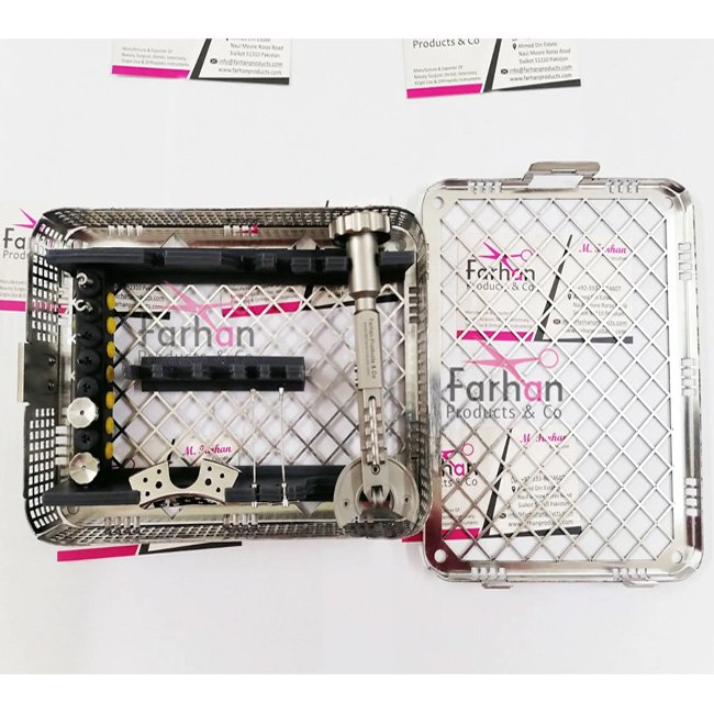 Full BENEX II Tooth Extraction Kit Including Rack and Basket Dental Instruments Kits