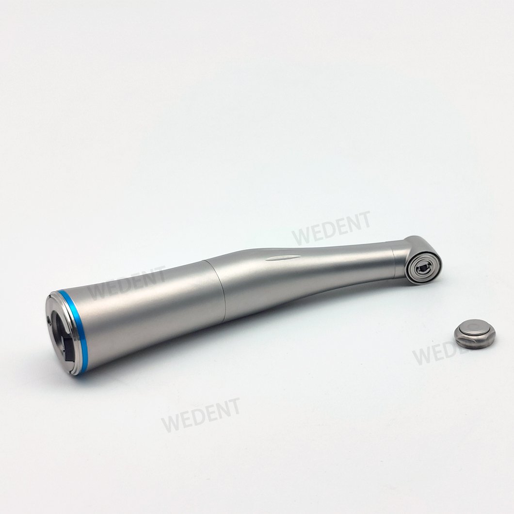 1:1 Dental Implant Contra Angle Push Button Portable Variable Speed Fiber Optic Low Speed Turbine Handpiece