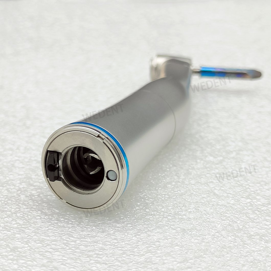 1:1 Dental Implant Contra Angle Push Button Portable Variable Speed Fiber Optic Low Speed Turbine Handpiece