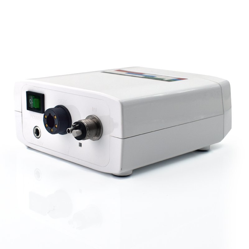 Portable Dental Electric Motor with Led Light Tube Internal Water Spray NL400 External Brushless Electric Micromotor Dental Lab