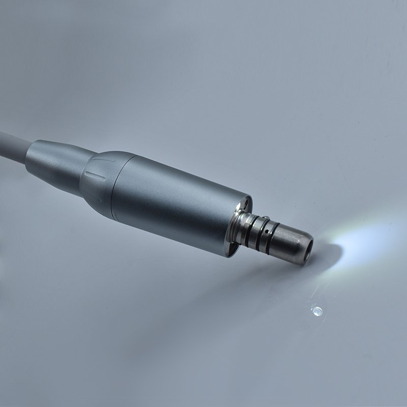 Portable Dental Electric Motor with Led Light Tube Internal Water Spray NL400 External Brushless Electric Micromotor Dental Lab
