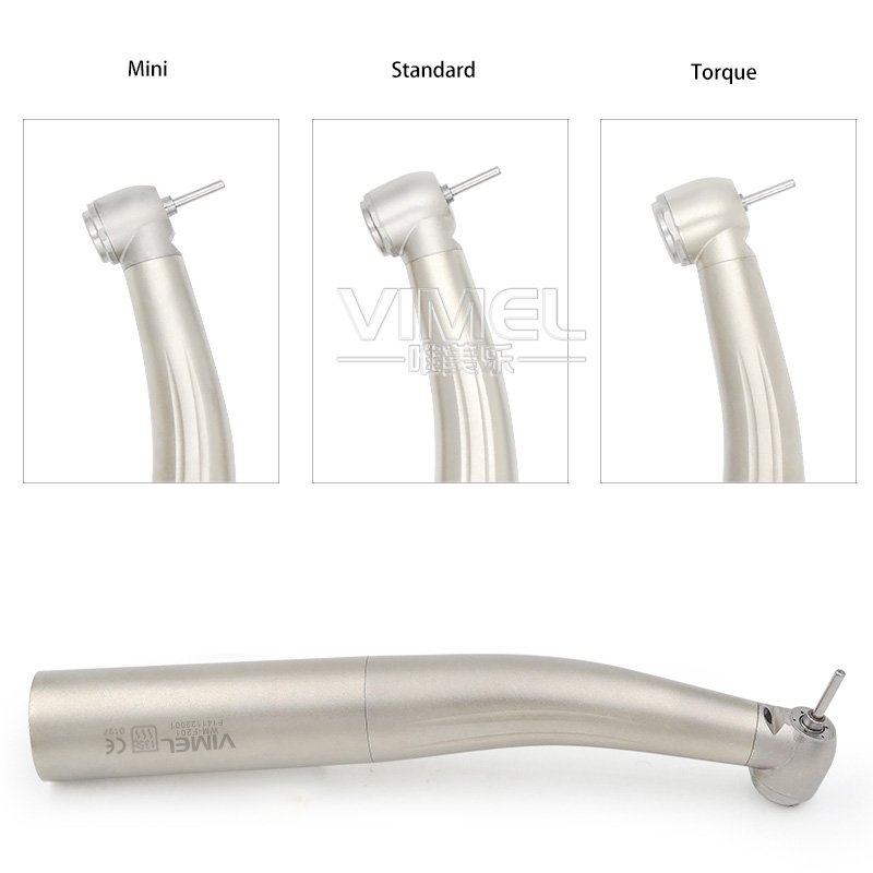 OEM Wholesale Dental Handpiece Turbine Push Button LED Optical Fibre light High Speed Handpiece